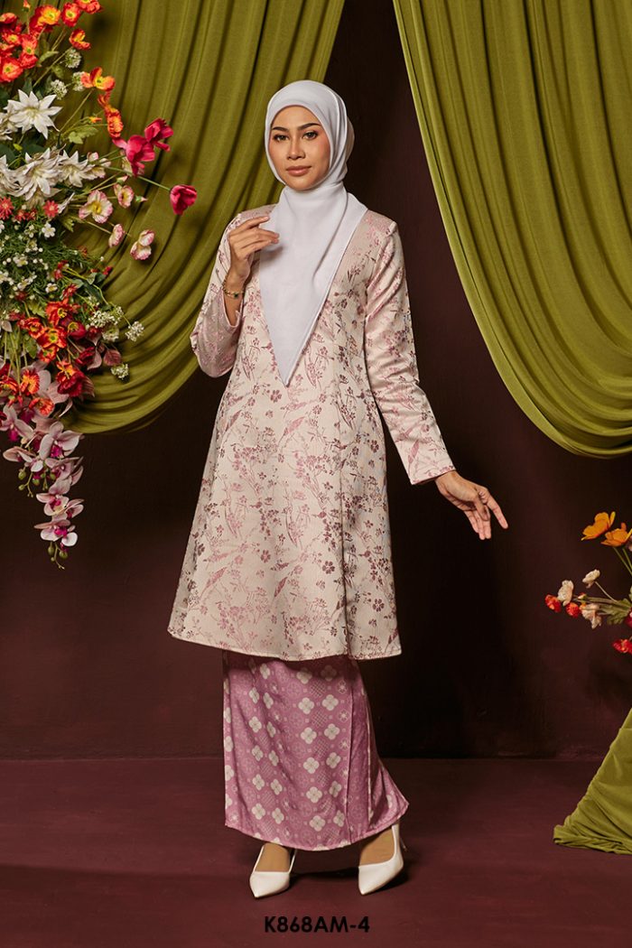 Ameera Kurung in Pink (K868AM-4)