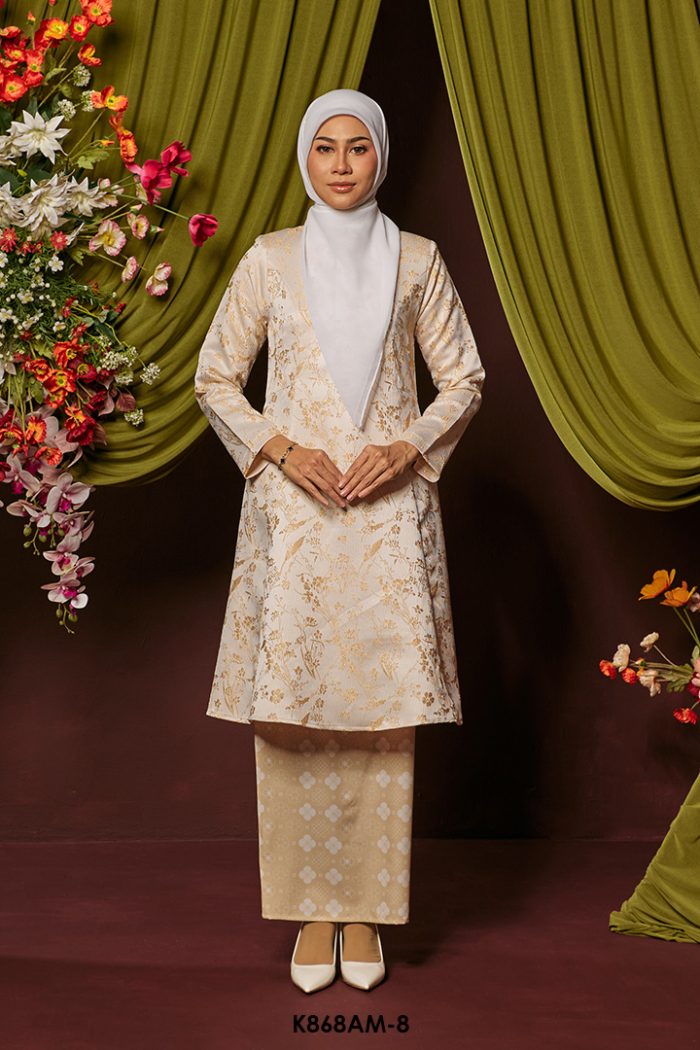 Ameera Kurung in Nude (K868AM-8)
