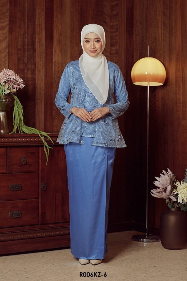 (AS-IS ITEM) Kebaya Zahra in Blue (R006KZ-6)