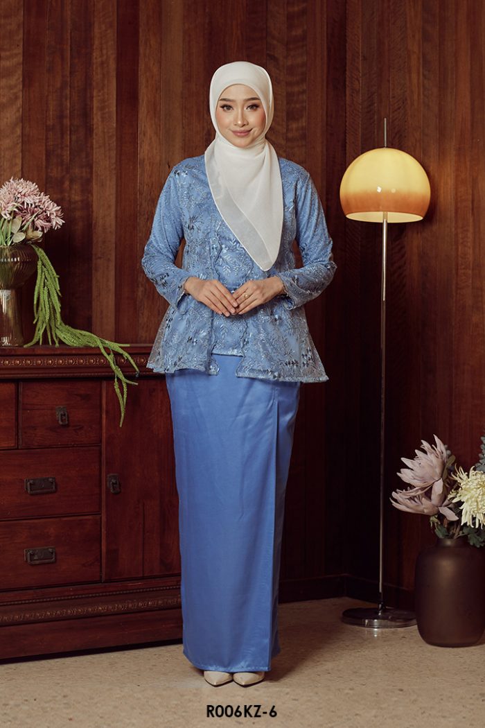 (AS-IS ITEM) Kebaya Zahra in Blue (R006KZ-6)