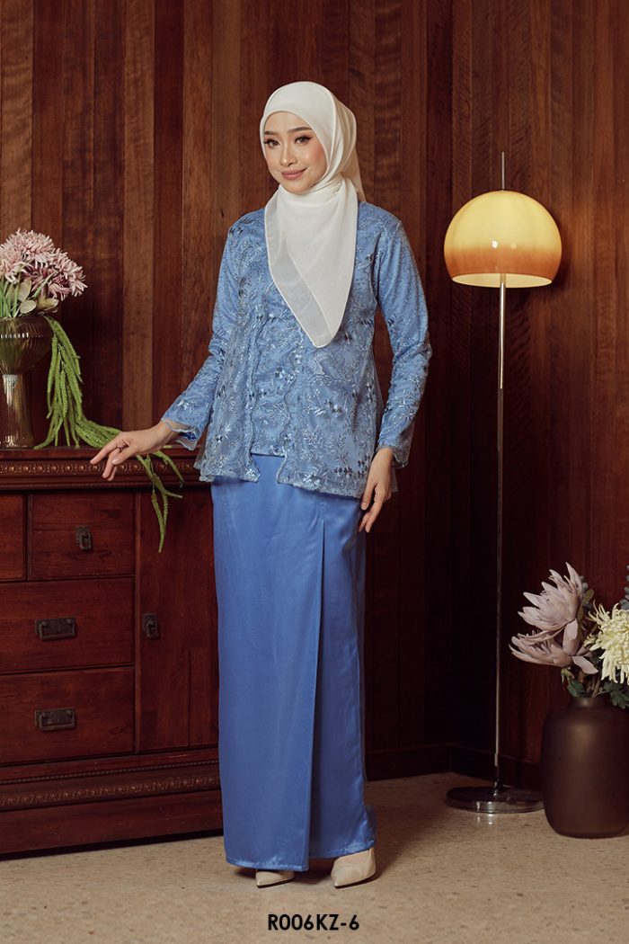 (AS-IS ITEM) Kebaya Zahra in Blue (R006KZ-6)