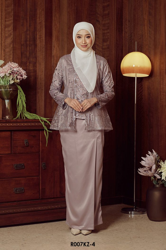 (AS-IS ITEM) Kebaya Zahra in Dusty Purple (R007KZ-4)