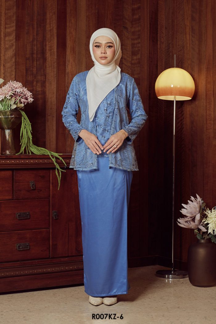 (AS-IS ITEM) Kebaya Zahra in Blue (R007KZ-6)