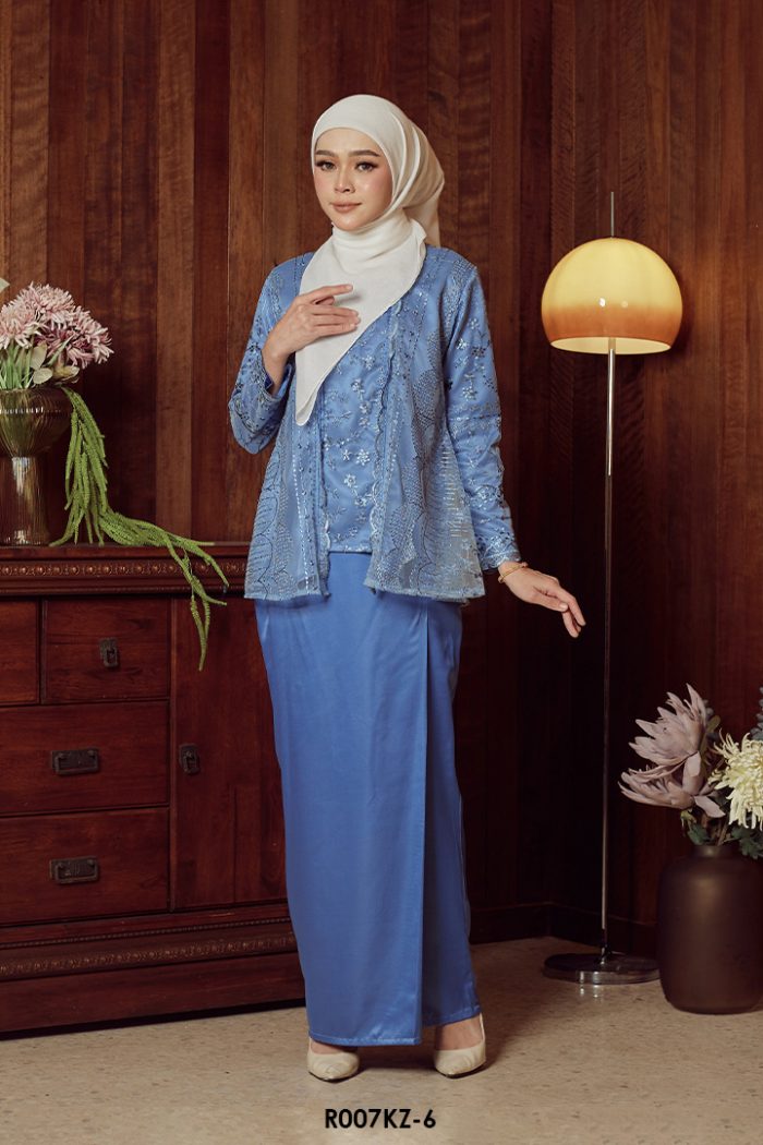 (AS-IS ITEM) Kebaya Zahra in Blue (R007KZ-6)