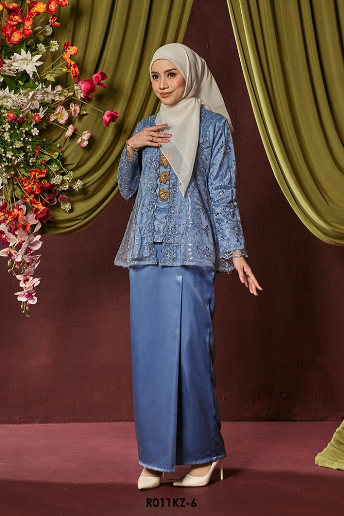 (AS-IS ITEM) Kebaya Zahra in Blue (R011KZ-6)