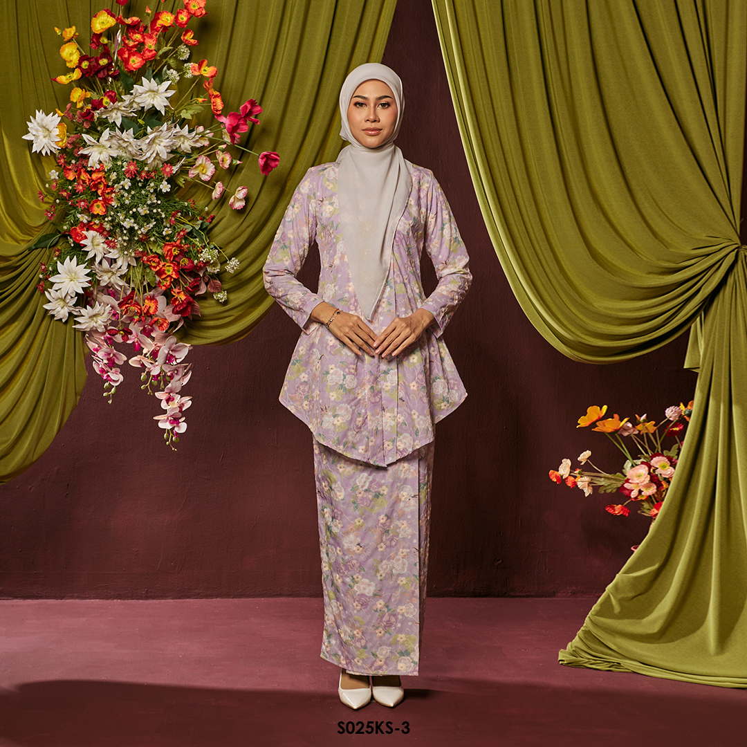 Kebaya Saloma in Lavender (S025KS-3)