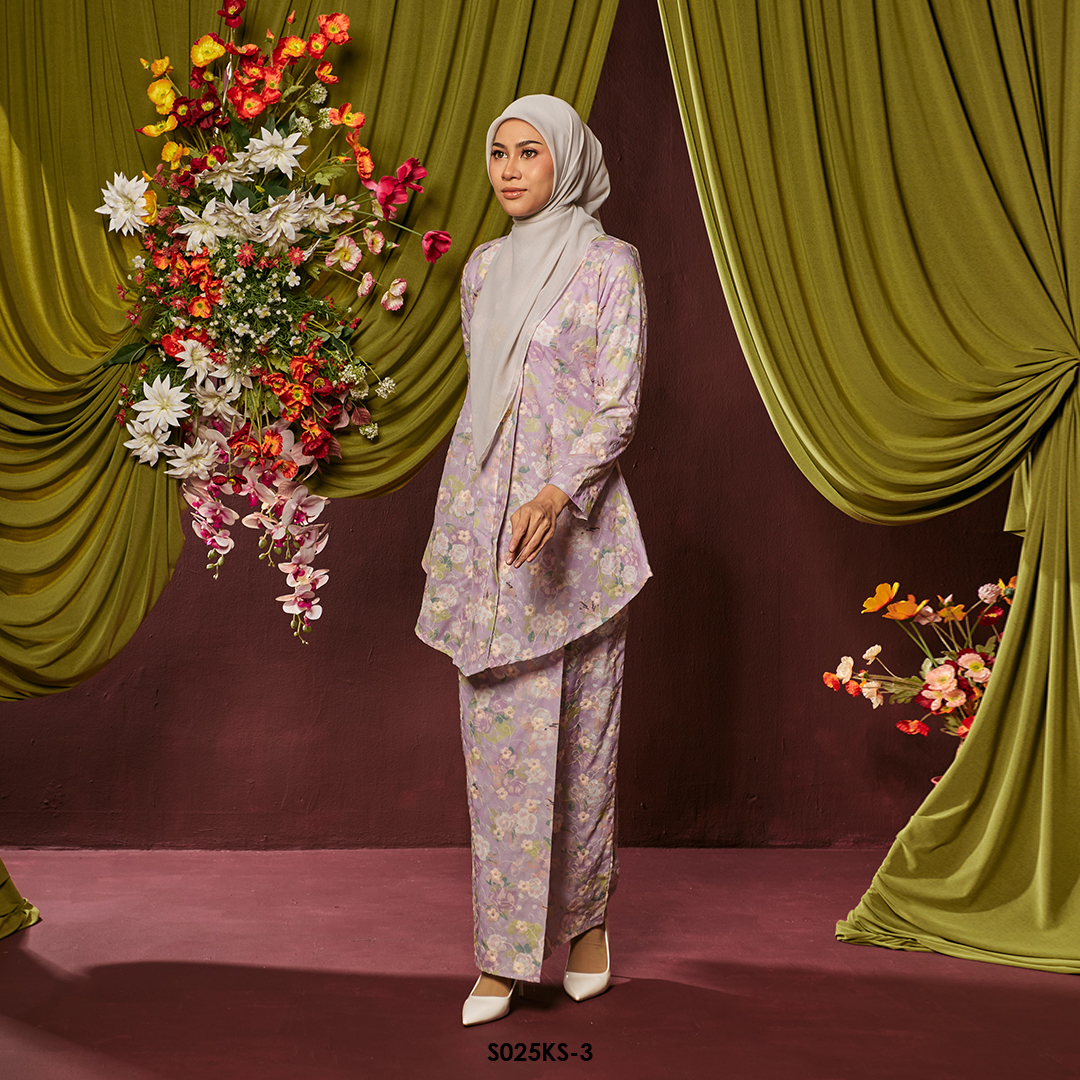 Kebaya Saloma in Lavender (S025KS-3) - Image 2