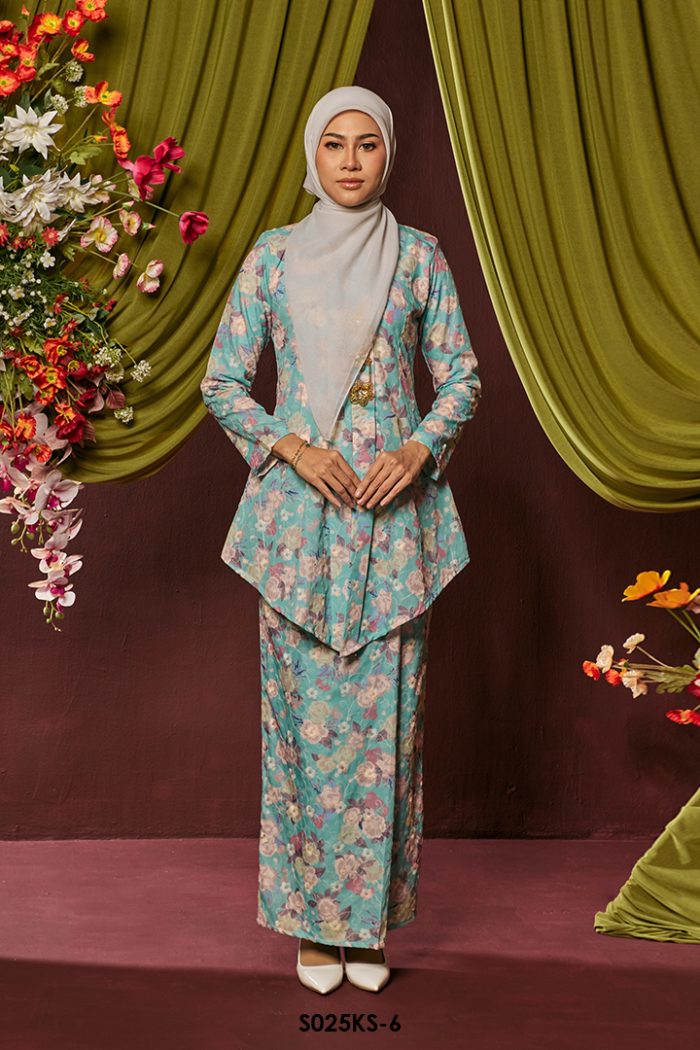 Kebaya Saloma in Seafoam (S025KS-6)