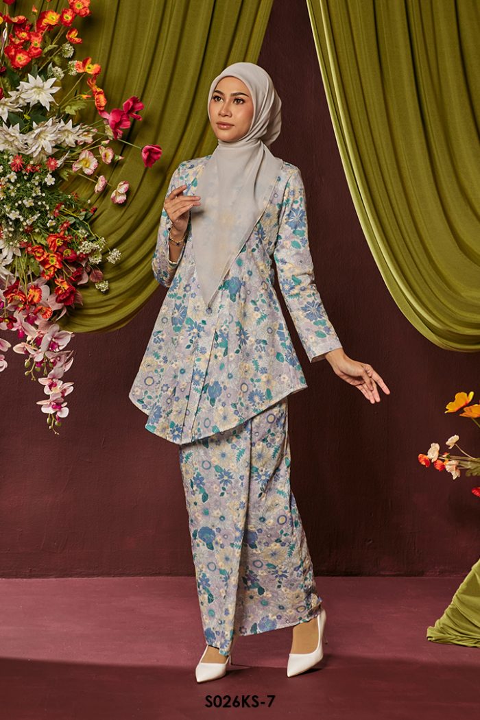 Kebaya Saloma in Lilac (S026KS-7)