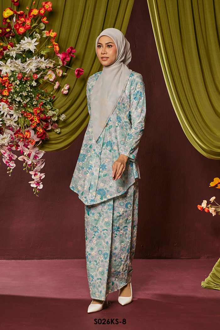 Kebaya Saloma in Sage Green (S026KS-8)