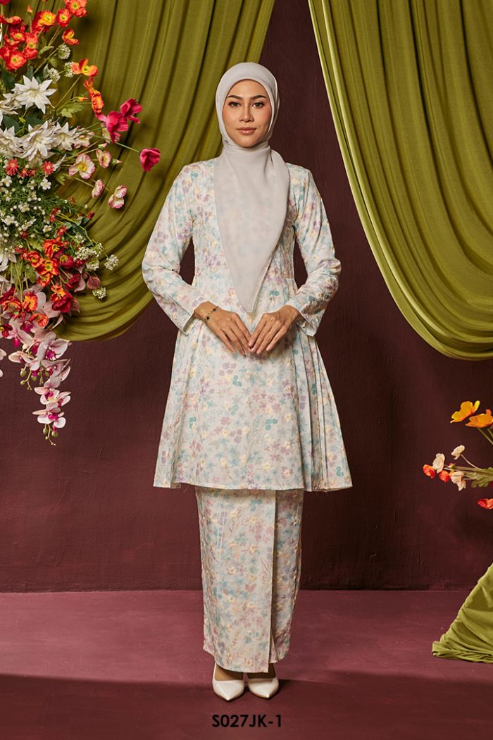 Juliana Kurung in Blue Turqoise (S027JK-1)