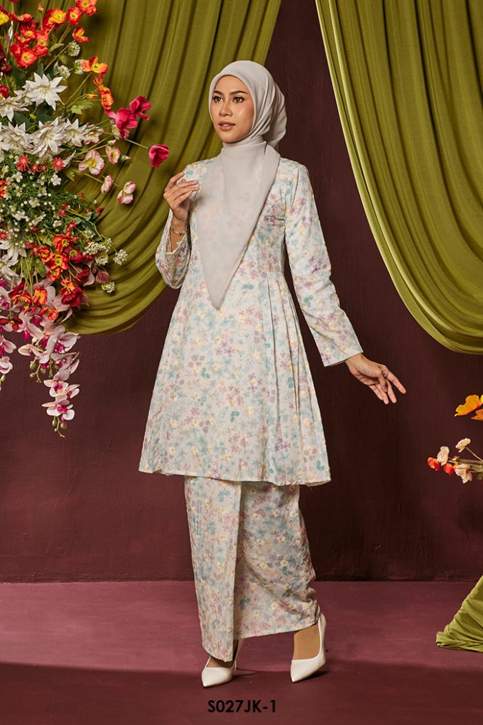 Juliana Kurung in Blue Turqoise (S027JK-1)