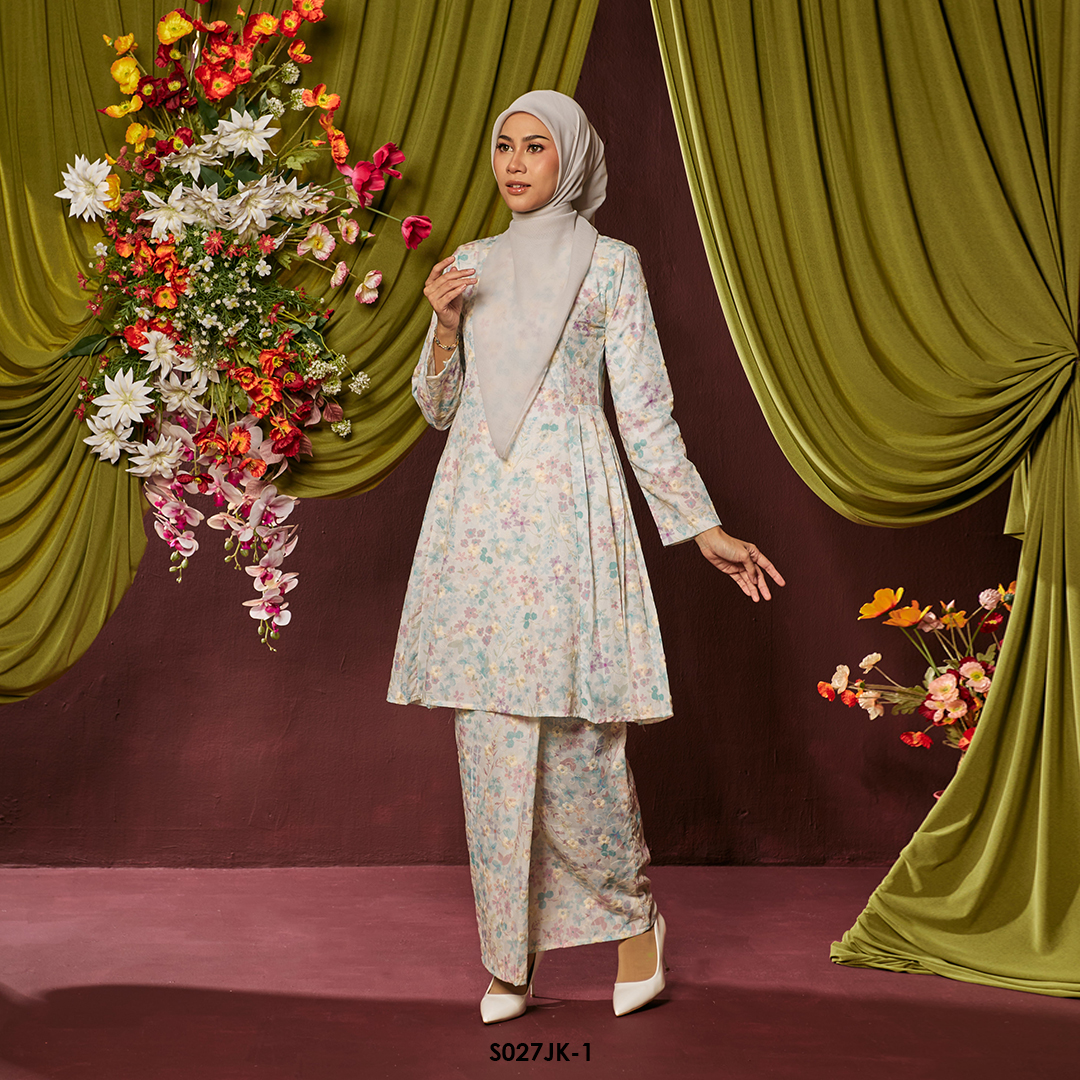 Juliana Kurung in Blue Turqoise (S027JK-1) - Image 2