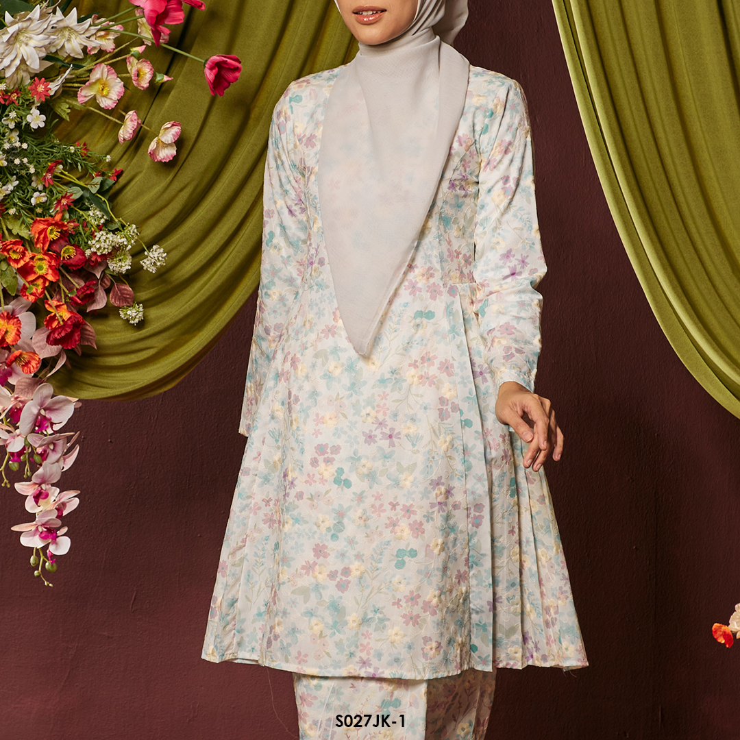 Juliana Kurung in Blue Turqoise (S027JK-1) - Image 3