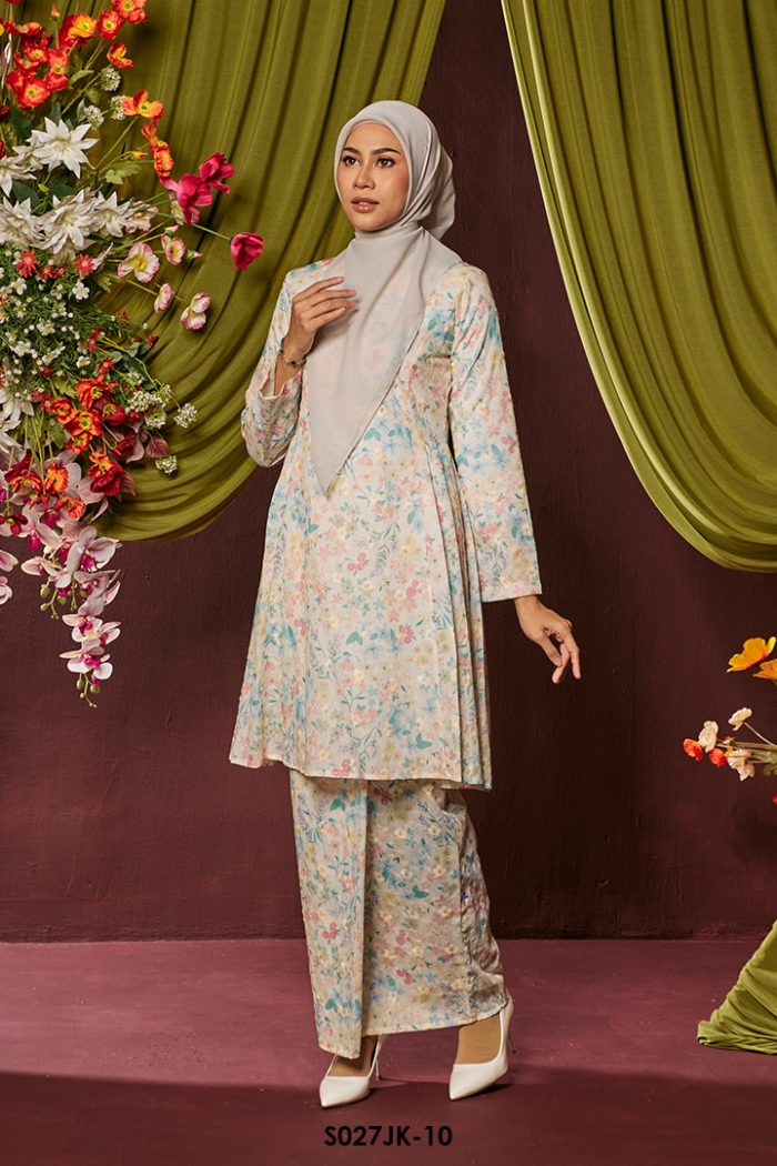 Juliana Kurung in Flamingo Pink (S027JK-10)