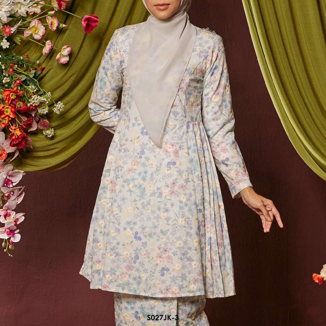 Juliana Kurung in Lilac (S027JK-3) - Image 3