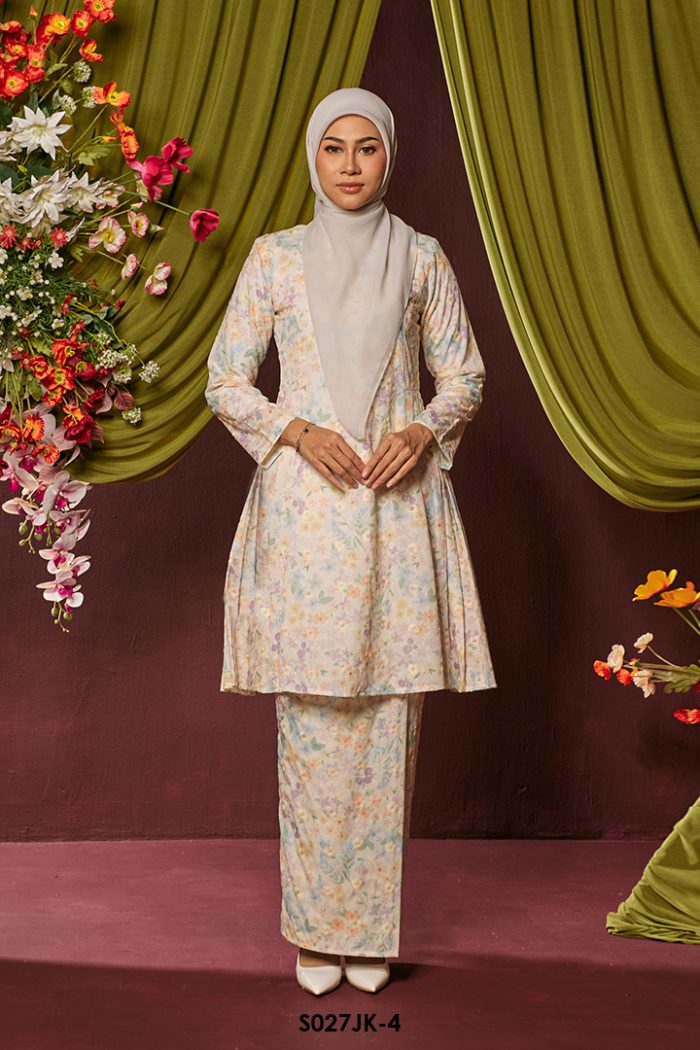 Juliana Kurung in Soft Yellow (S027JK-4)