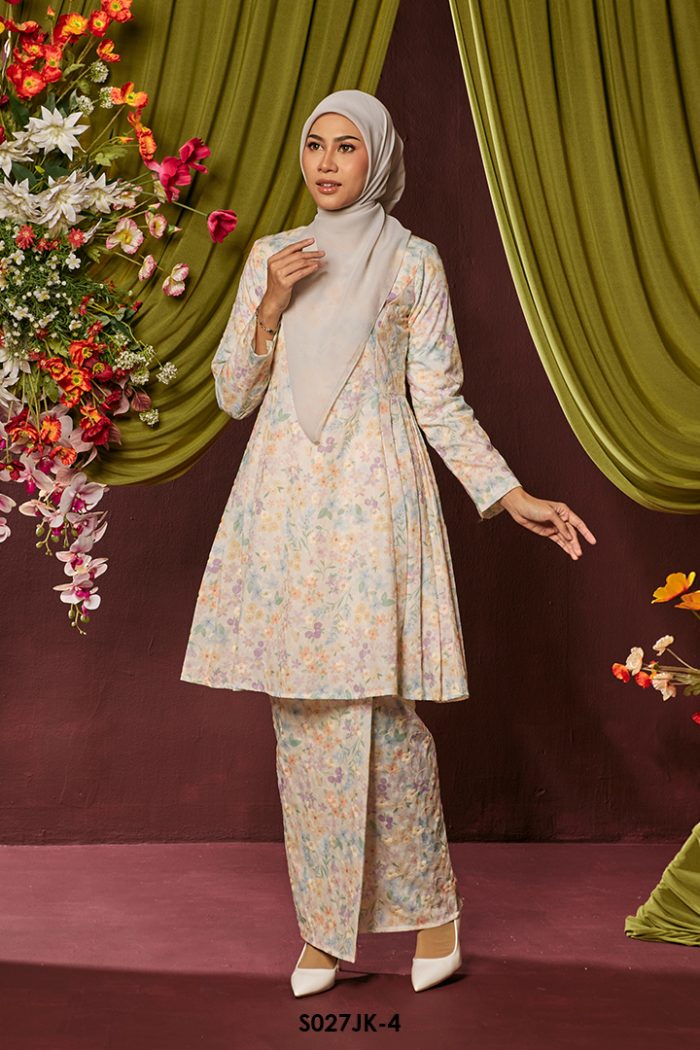 Juliana Kurung in Soft Yellow (S027JK-4)