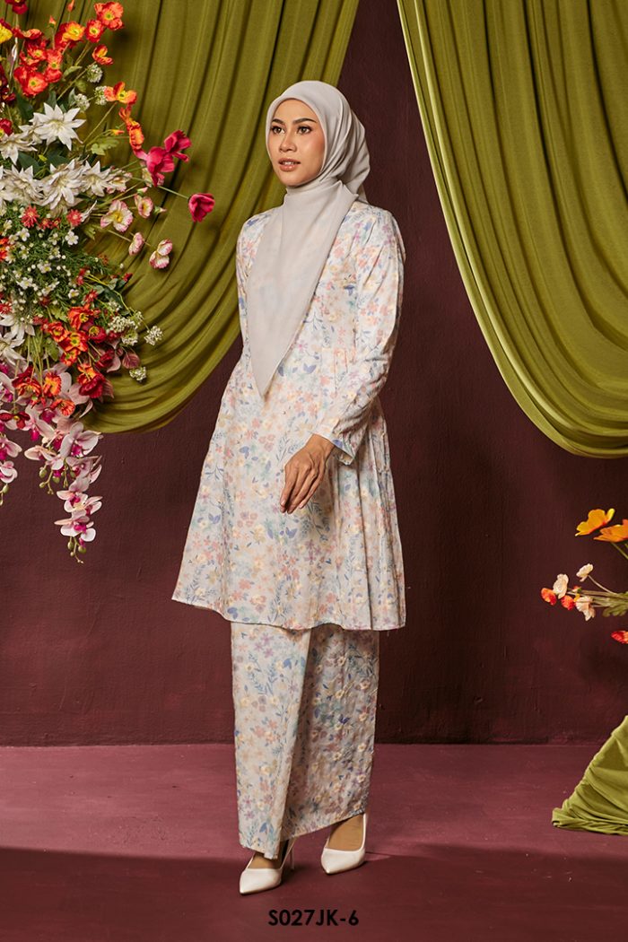 Juliana Kurung in Violet (S027JK-6)