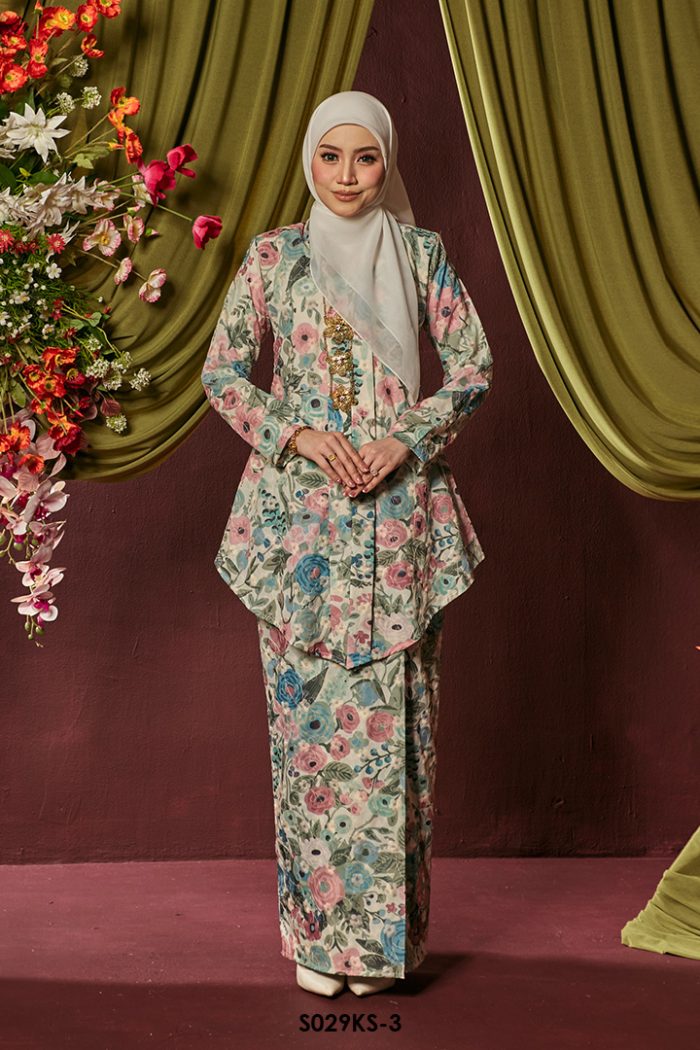 Kebaya Saloma in Pink (S029KS-3)