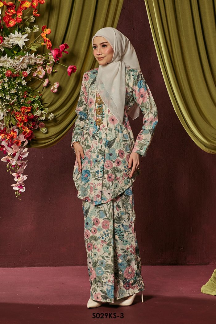 Kebaya Saloma in Pink (S029KS-3)