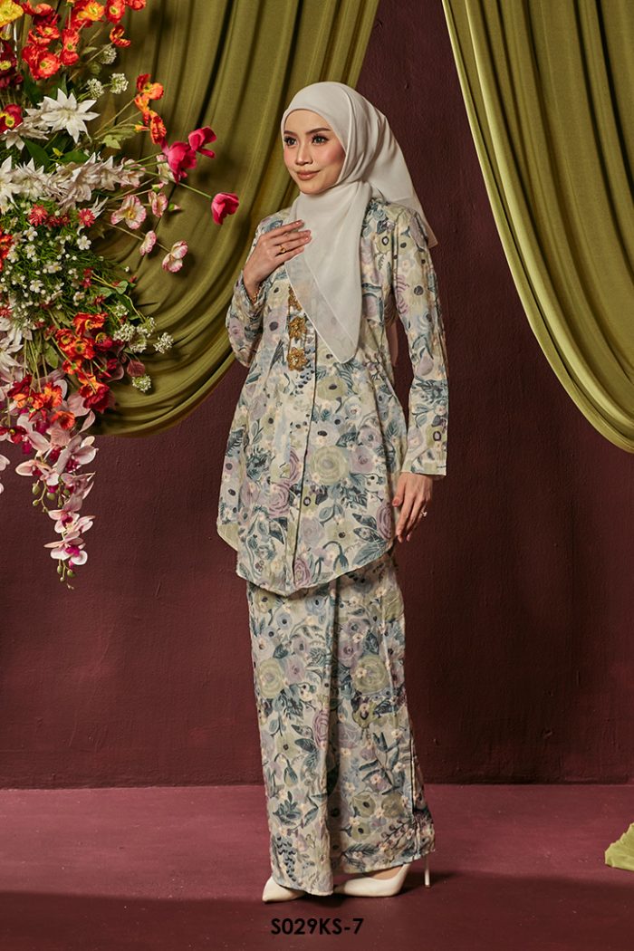 Kebaya Saloma in Lilac (S029KS-7)