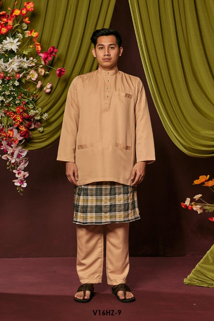 Harriz Baju Melayu in Nude (V16HZ-9)