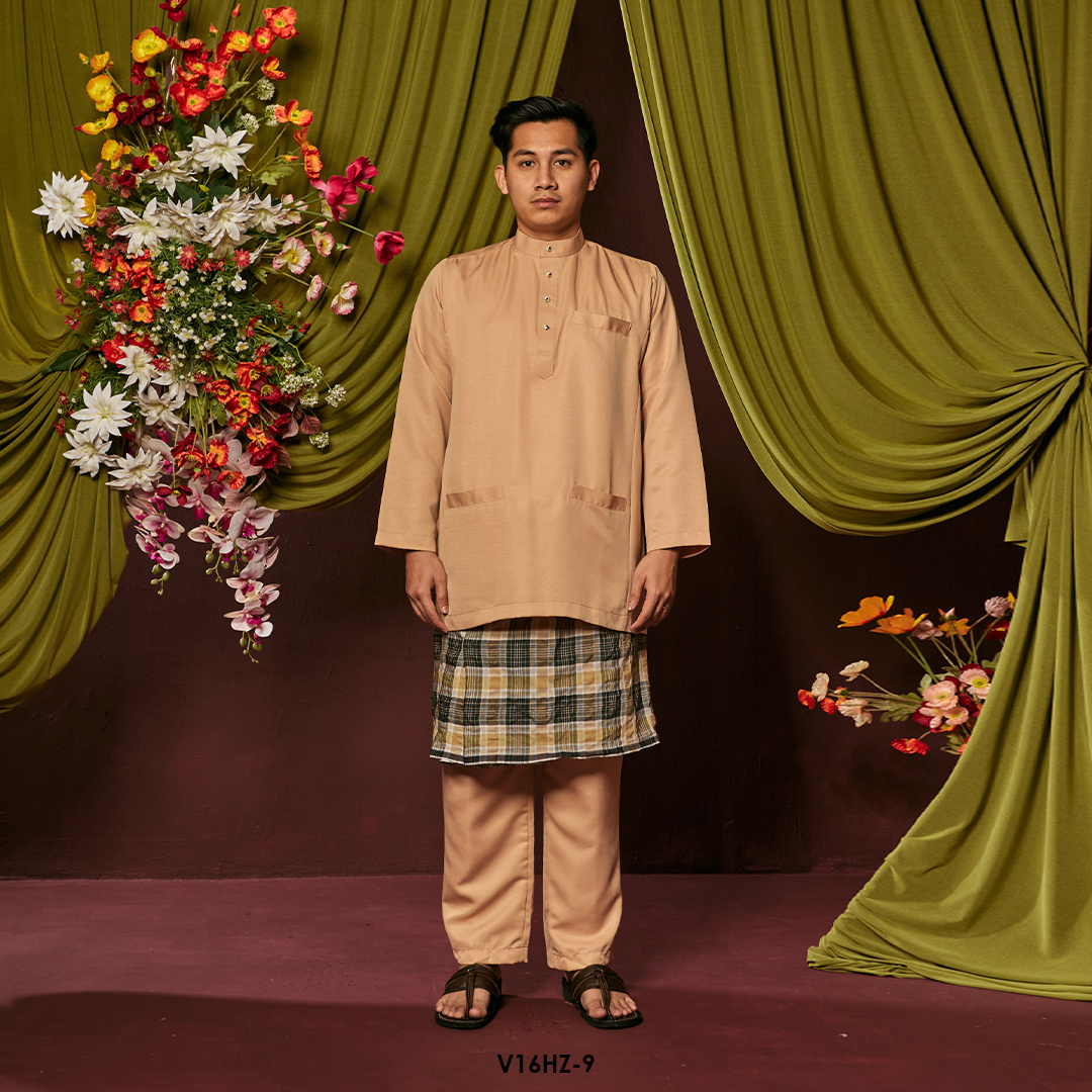 Harriz Baju Melayu in Nude (V16HZ-9)