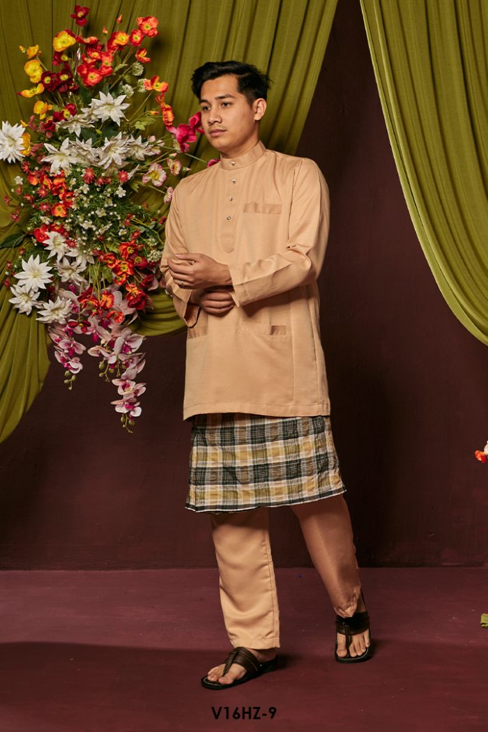 Harriz Baju Melayu in Nude (V16HZ-9)