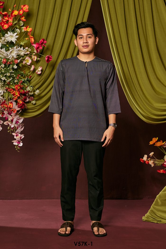 Kurta Adam in Black (V57K-1)