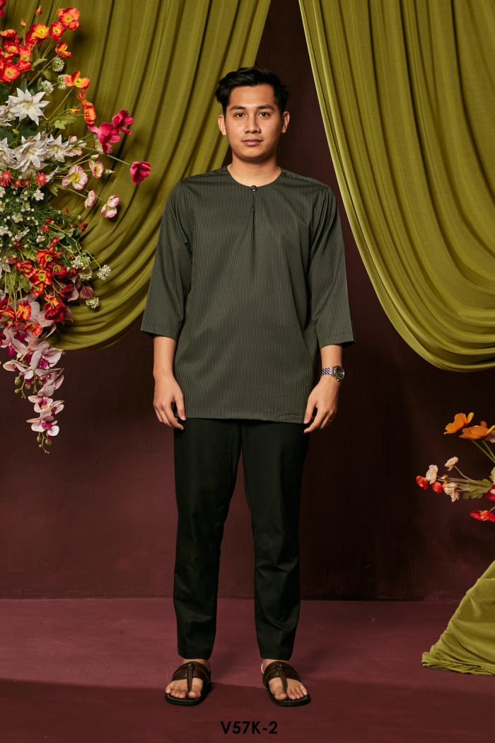 Kurta Adam in Charcoal (V57K-2)