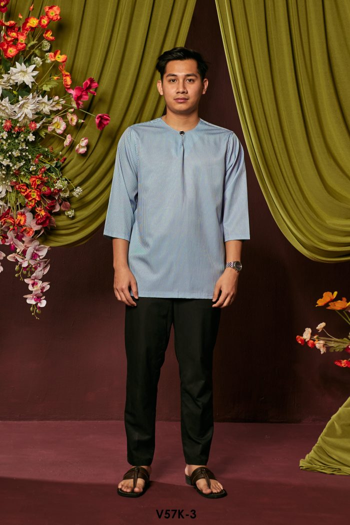 Kurta Adam in Dusty Blue (V57K-3)