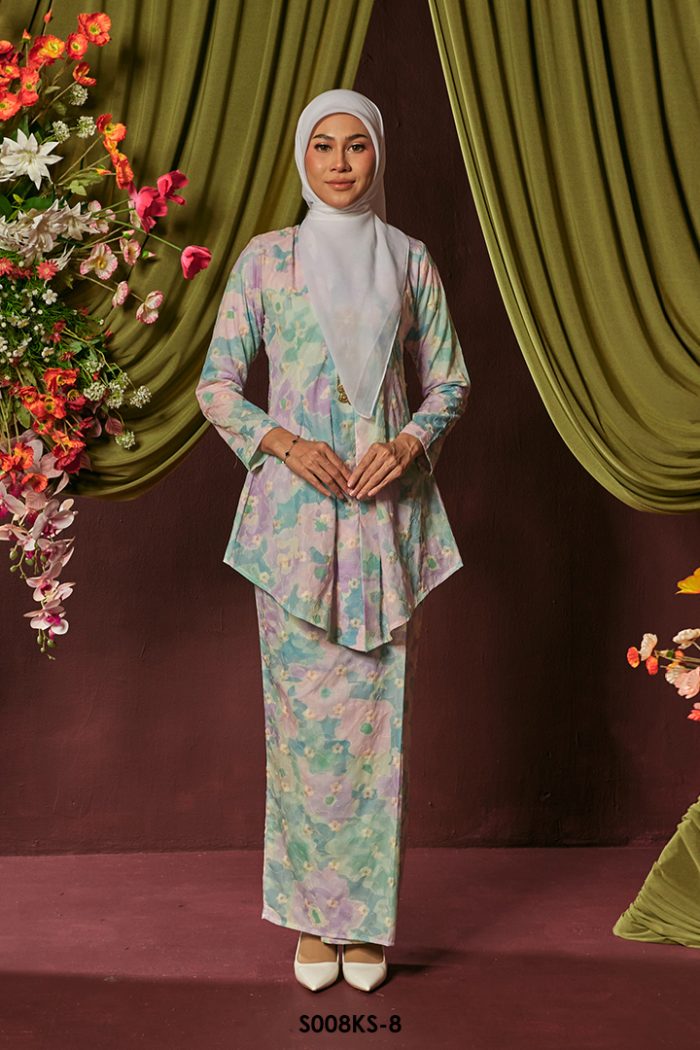 Kebaya Saloma in Light Violet (S008KS-8)