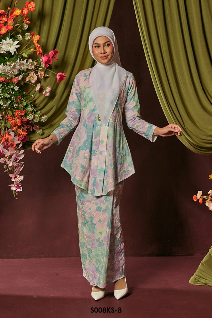 Kebaya Saloma in Light Violet (S008KS-8)