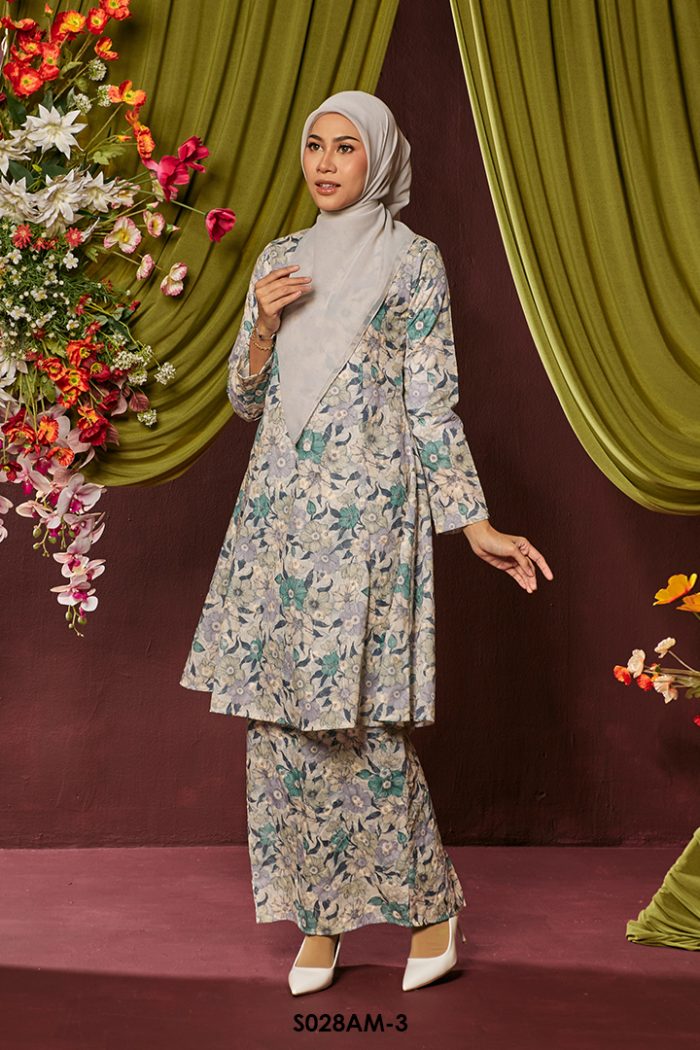 Ameera Kurung in Lavender (S028AM-3)