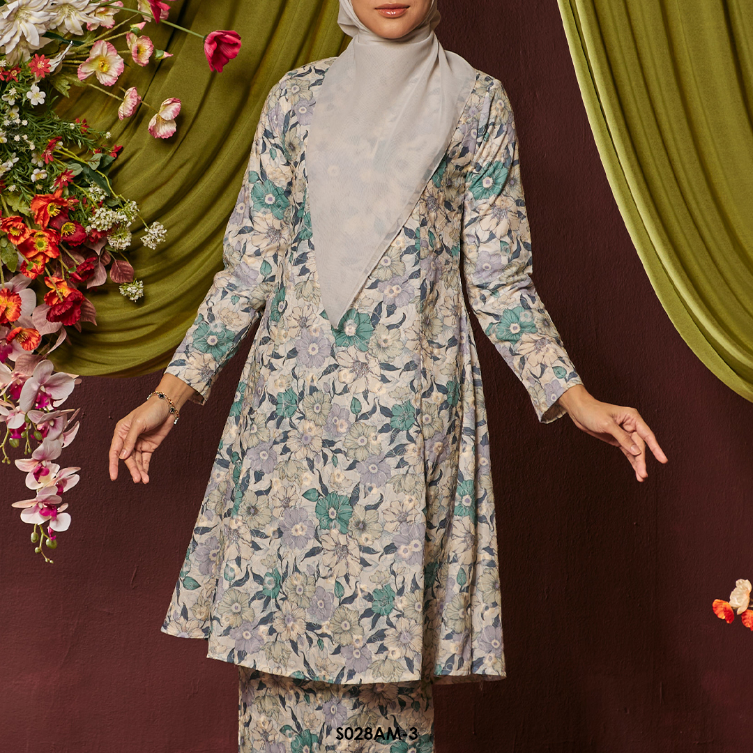 Ameera Kurung in Lavender (S028AM-3) - Image 3
