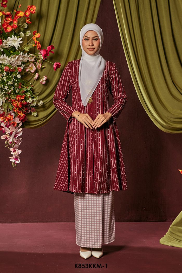 Kebarung Kalthom in Dark Maroon (K853KKM-1)