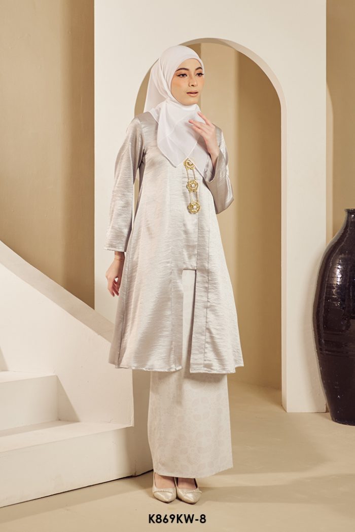 Kebaya Wilda in Grey (K869KW-8)