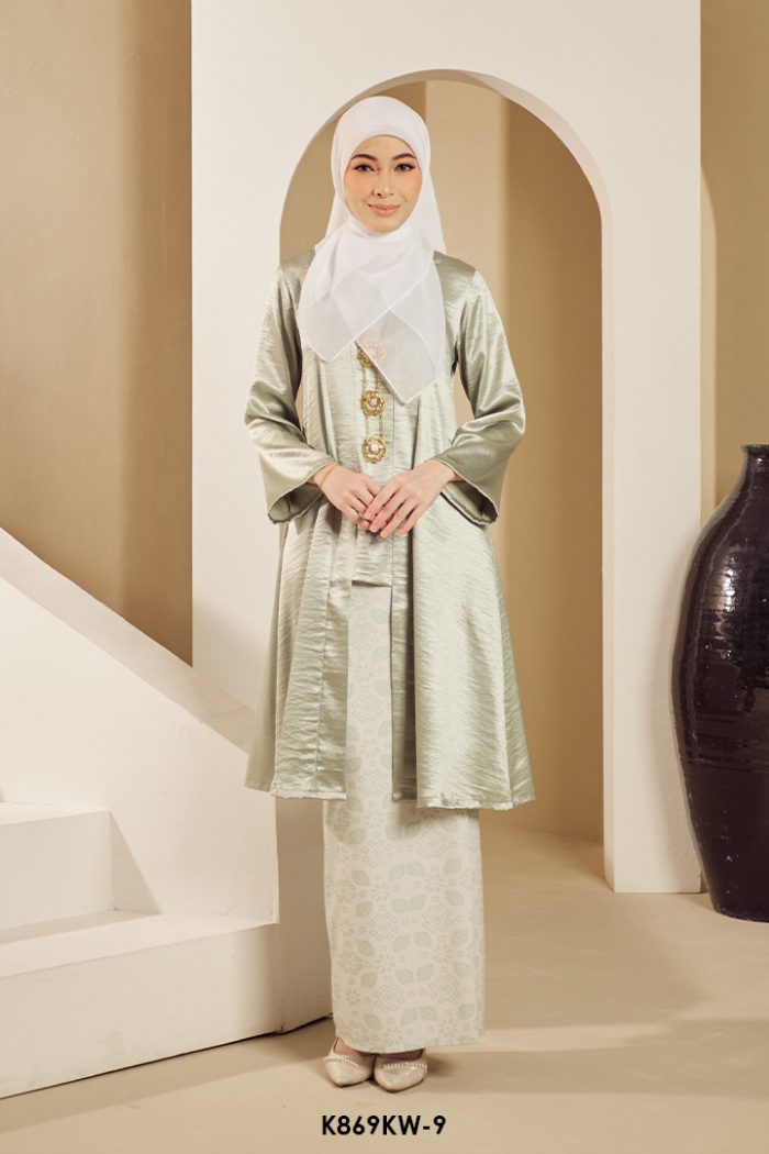 Kebaya Wilda in Sage Green (K869KW-9)