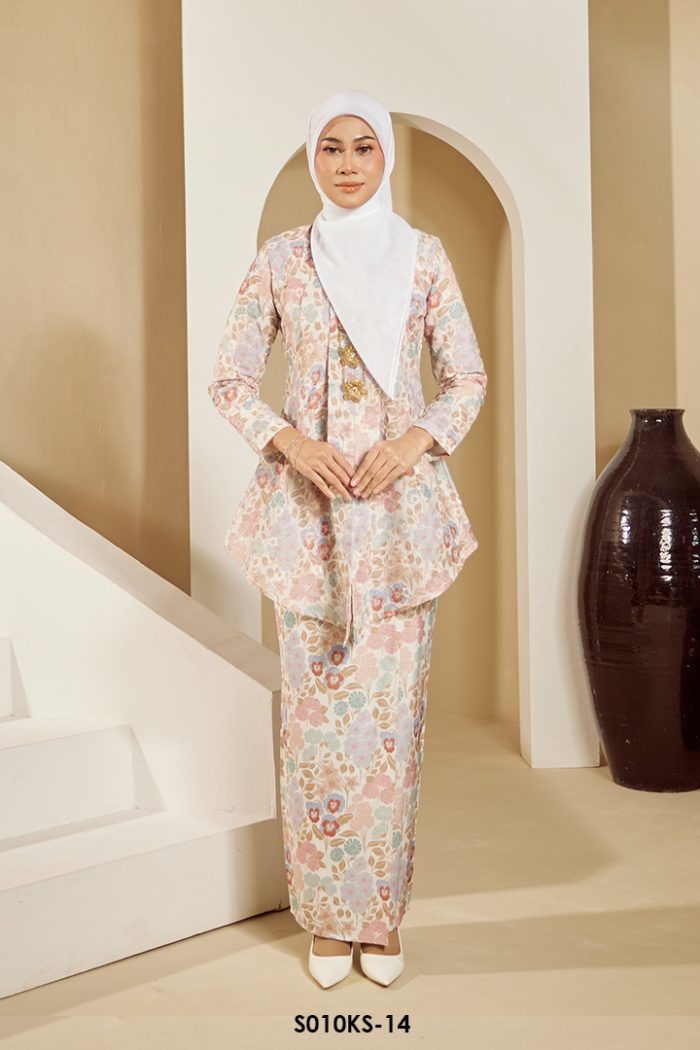 Kebaya Saloma in Golden Brown (S010KS-14)