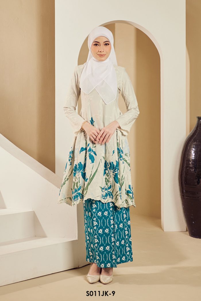 Juliana Kurung in Teal (S011JK-9)