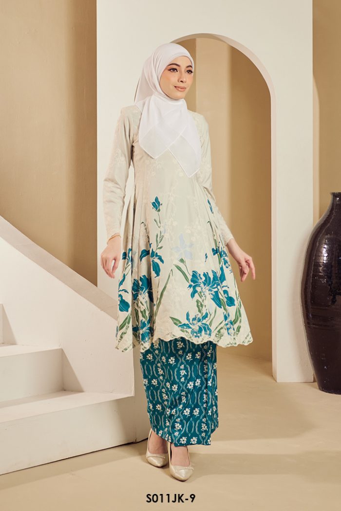 Juliana Kurung in Teal (S011JK-9)