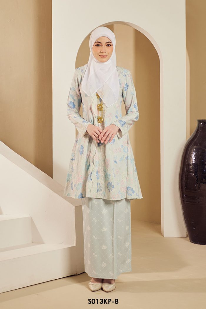 Kebarung Kalthom Petite in Dusty Blue (S013KP-8)