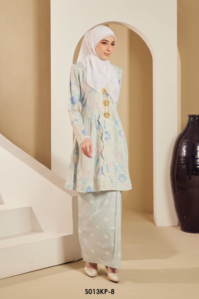 Kebarung Kalthom Petite in Dusty Blue (S013KP-8)