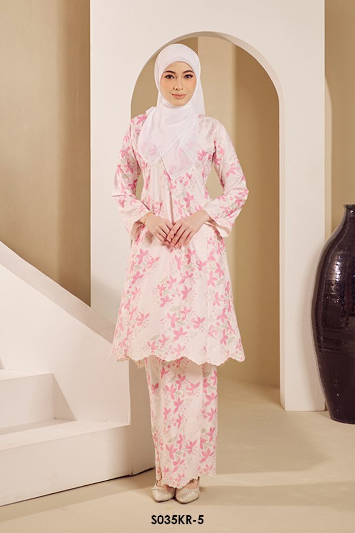 Riau Kurung in Pink (S035KR-5)