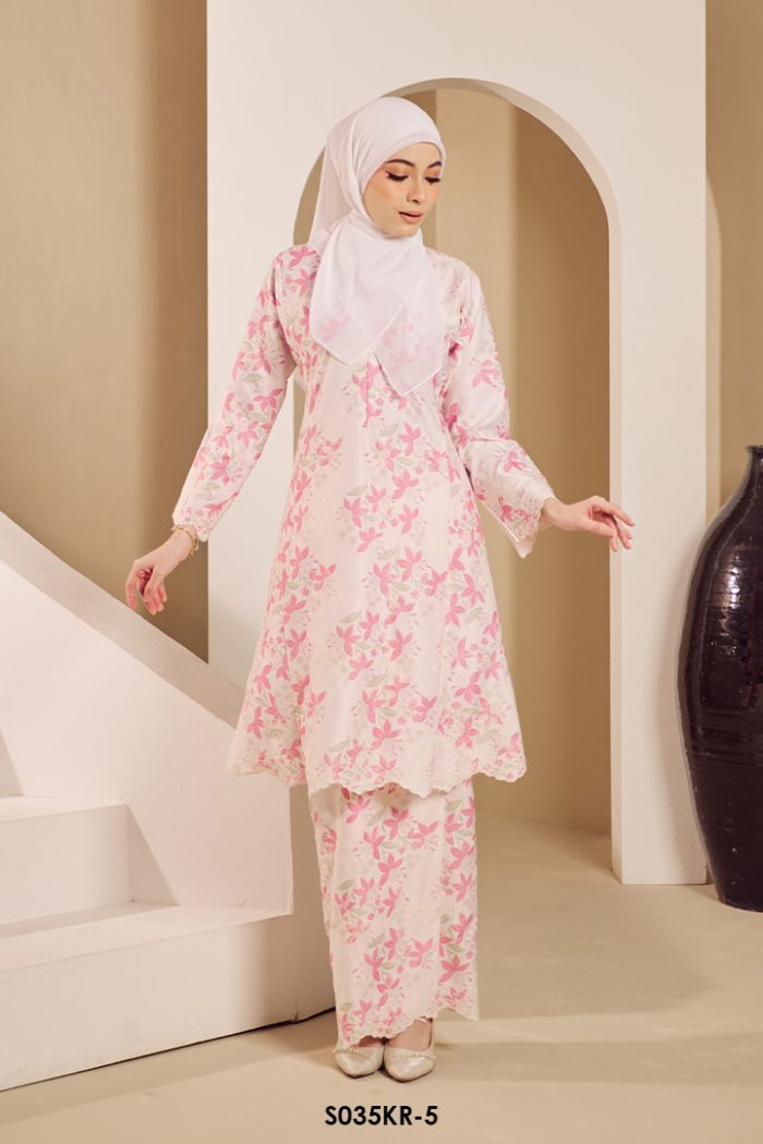 Riau Kurung in Pink (S035KR-5)