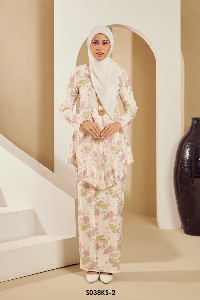 Kebaya Saloma in Pink (S038KS-2)