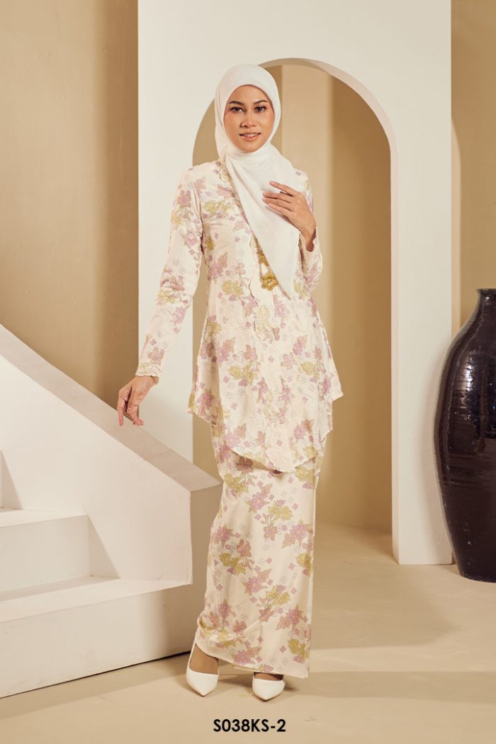 Kebaya Saloma in Pink (S038KS-2)