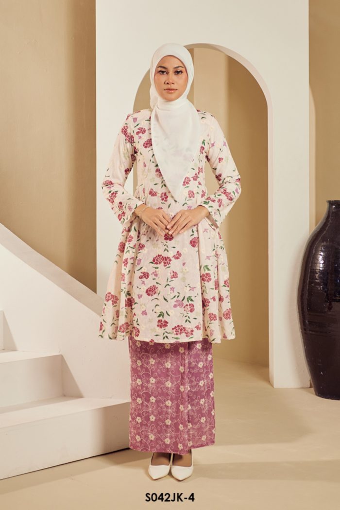 Juliana Kurung in Violet Red (S042JK-4)