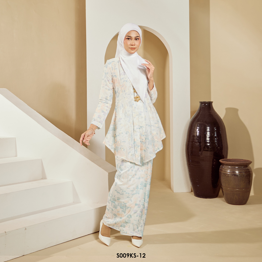 Kebaya Saloma in Mint Green (S009KS-12) - Image 2